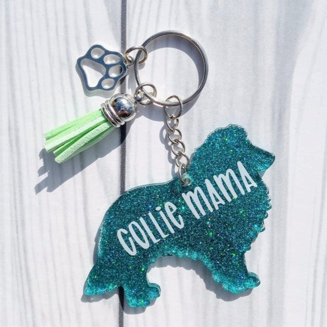 Personalized Glitter Acrylic Keychains, Custom Acrylic Keychains