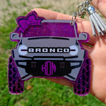 Custom Ford Bronco Keychain