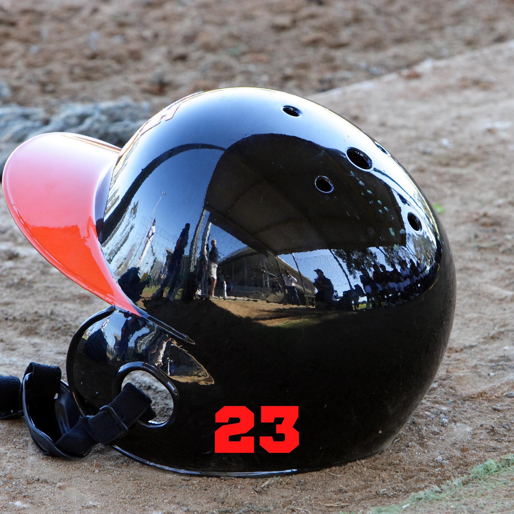 Custom Baseball Jersey Numbers for Helmet Vinyl Decal