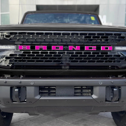 Ford Bronco Grille Vinyl Letter Decals