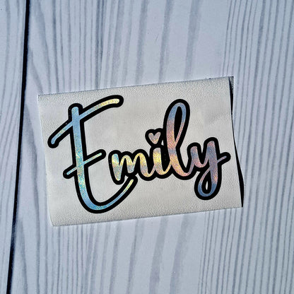 Custom Name Vinyl Decal Sticker.