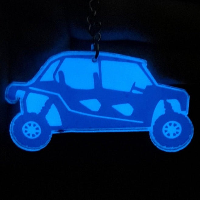 Custom Glow in the Dark SXS Four Seater Keychain