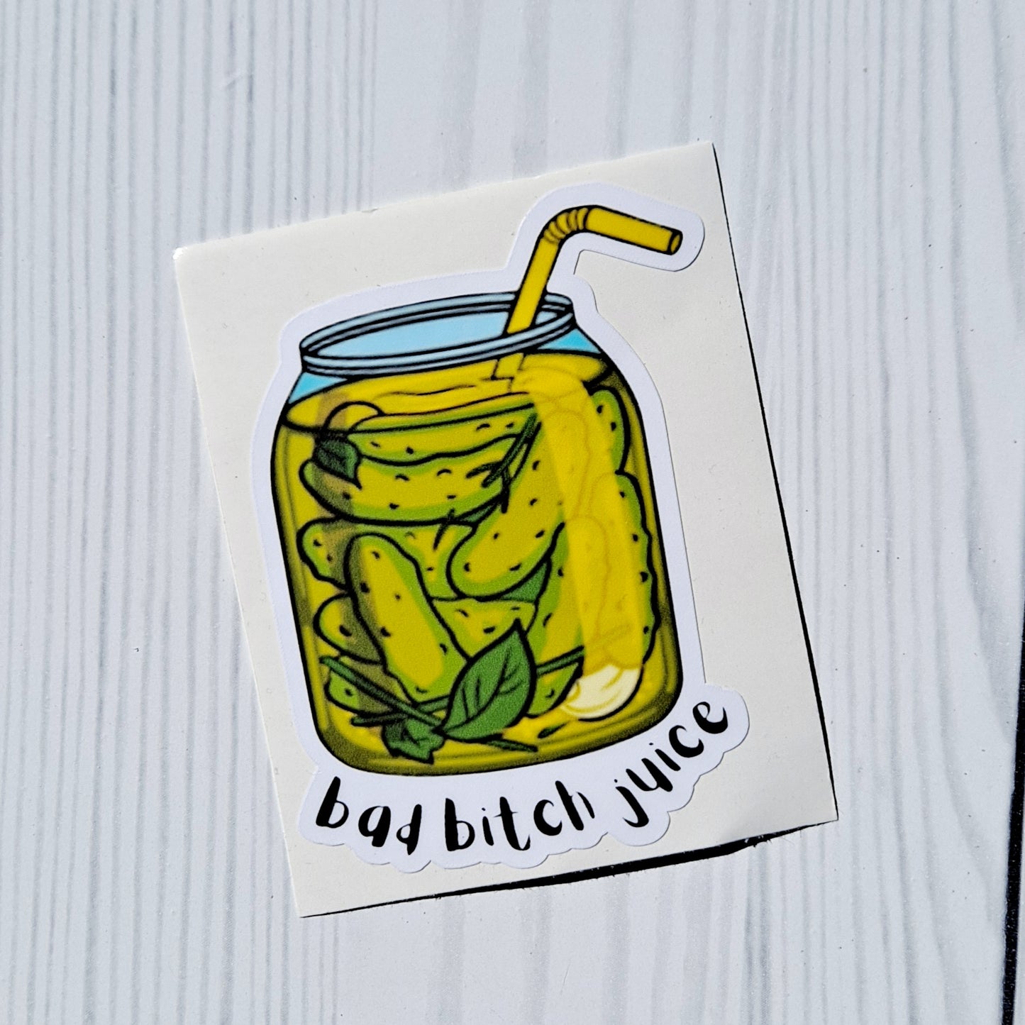 Bad Bitch Juice Vinyl Sticker.